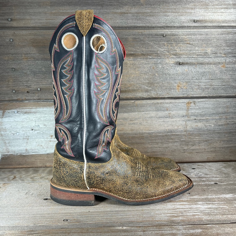 Justin Bent Rail Western Brown Bomber Cowhide
